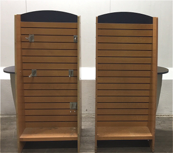 (2) Display Racks