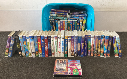 Tote Of Childrens VHS Movies