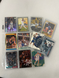 Basketball and Baseball Cards