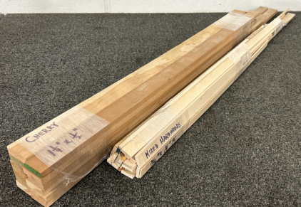 Mixed Hardwood and Cherry Wood for Crafting