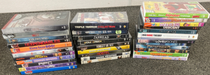 Box of DVD&rsquo;s