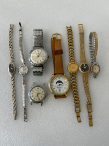 (8) Watches: Geneva, Bulova, Pulsar, Seiko and More