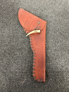 Holster with Antler Tip Button