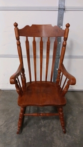 Elegant Wood Rocking Chair
