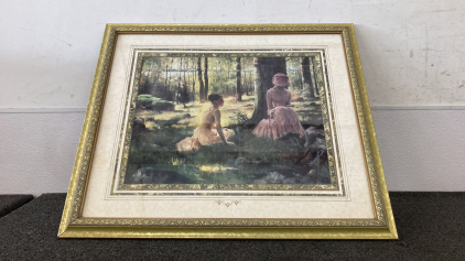 33.5&rdquo;Wx28.5&rdquo;H Framed And Matted Print