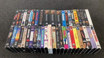 Box Of VHS Tapes