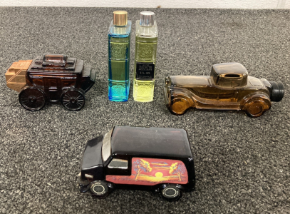 (5) Vintage Avon Cologne/ Aftershave Bottles- Full