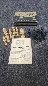 Wood Chess Pieces