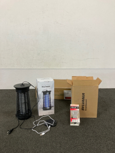 (2) Electric Bug Zapper/(12) Utility Light Bulb Sylvania