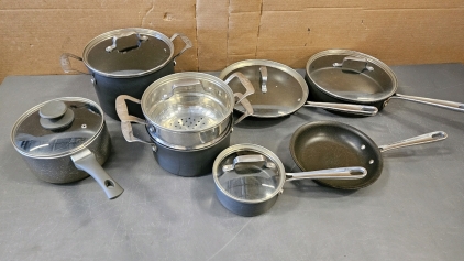 12pc Emeril Cookware Set, 2qt Pot w/ Lid