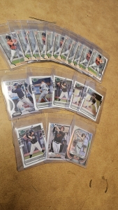 Baseball Cards in Sleeves