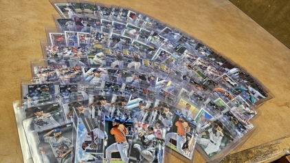 Baseball Cards in Sleeves