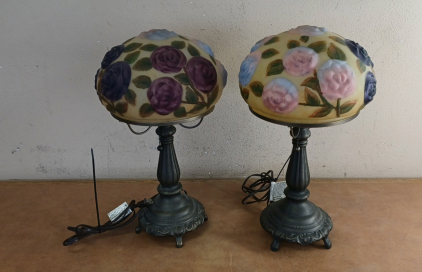 Pair of 21" H Decorative Lamps