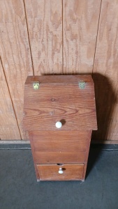 Wood Podium Cabinet