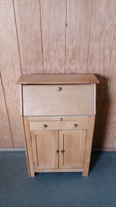 Wood Podium Cabinet