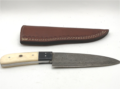 Hunting Knife W/ Leather Sheath