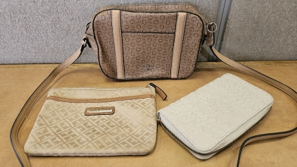 Guess Purse, Hilfiger Bag, Wallet/ Clutch