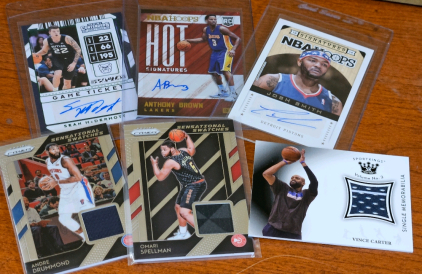 Autographed & Souvenir Basketball Cards