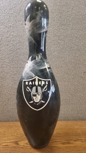 Oakland Raiders Bowling Pin