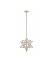 Park Harbor Mahogany 14" Star Pendant Hanging Ceiling Light Fixture