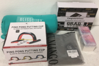 Blissbury Pillow-Ping Pong-Putting Cup-(2) Glue Containers-and Much More