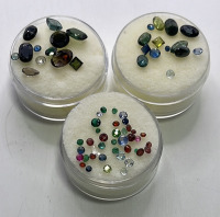 Various Faceted Gemstones&hellip; Emeralds, Peridot, Aquamarine, Topaz +