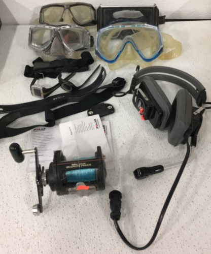 (4) Goggles-(2) Watches-Fishing Real-OTS Headset and More
