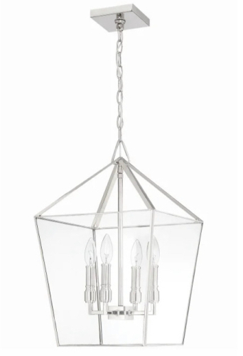 (1) Park Harbor Ferndale 4 Light 13" Wide Pendant