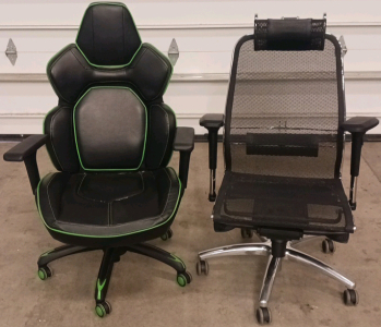 (2) Office "Gamer" Chairs