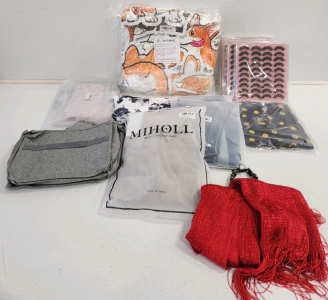 Plush Blanket, False Eyelashes, Red Scarf, Women's Shorts And More