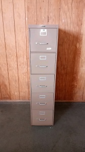 5-Drawer Metal File Cabinet