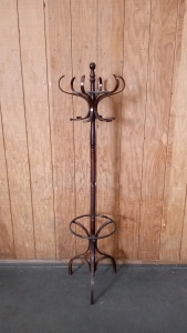 6 ft. H Wood Coat Rack