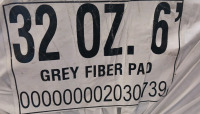 Roll Of Gray Fiber Carpet Pad - 4