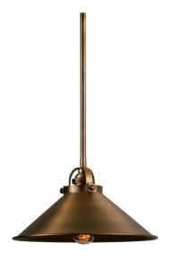 (2) Eldridge 12" Wide Pendant Lights