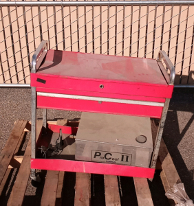 Rolling Metal Tool Cart with DynaFlux ProCool II Cooling System