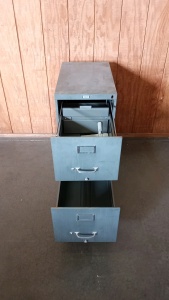 2-Drawer Metal File Cabinet