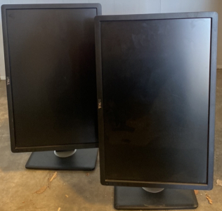 (2) 20”x13” dell Computer Monitors