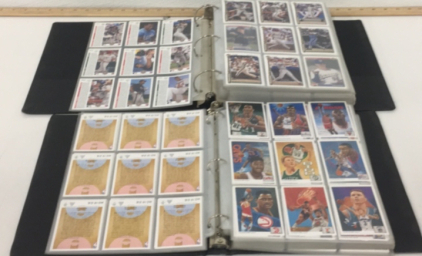 (1) Binder Full Of (500+) 1992 Upper Deck Baseball Cards (1) Binder Full Of (200+) 1991 Upper Deck Basketball Cards