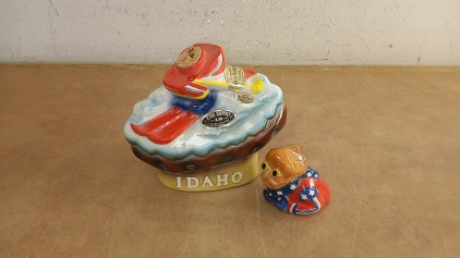 Collectible Ezra Brooks Idaho Whiskey Bottle