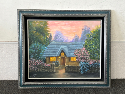 26&rdquo;x 21&rdquo; Wall Art &ldquo;Cottage in the Woods&rdquo; by Gary Haltom