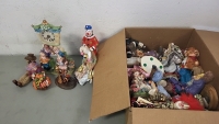 Clown Collection with Mini Clown Figures, Clock, and More