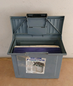Plastic File Tote