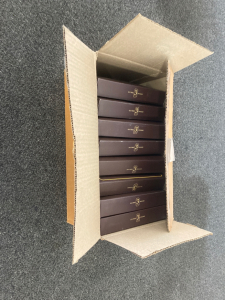 Box of leather cigar holders