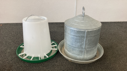 Poultry Feeders Plastic And Galvanized