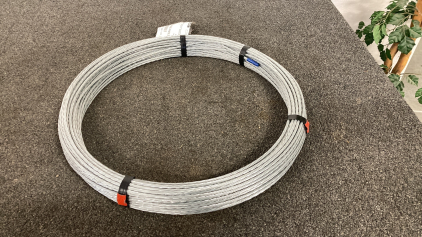 250’ Of 1/4” Cable Like New Roll Please Inspect