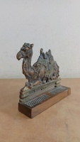 6" H Metal Camel Decor/Paperweight