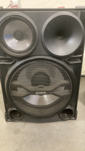 Large Sony Speakers Not Tested 27&rdquo; Tall Please Inspect