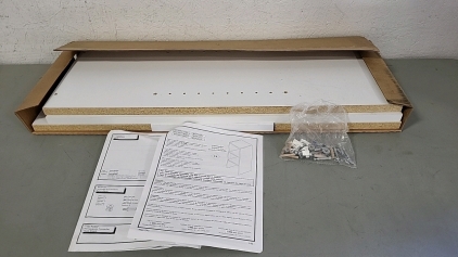 Mill's Pride White Tapl Stacker Pressboard Shelving Unit 29-3/4"&times;12"&times;11-5/8"