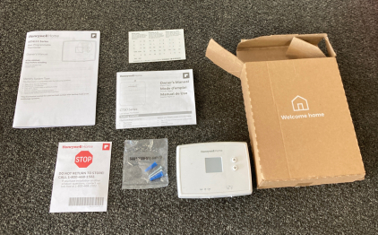 (3) Honeywell Home Non-Programmable Thermostat