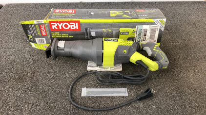 Ryobi 12-Amp Variable Speed Reciprocating Saw. New!- Works